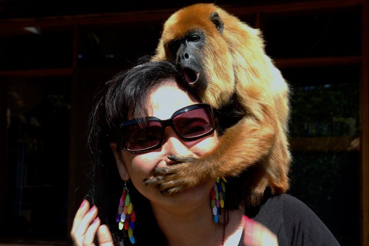 Woman Monkey Mouth