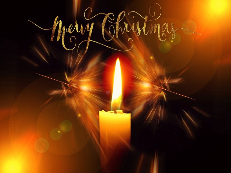 Merry Christmas Candle