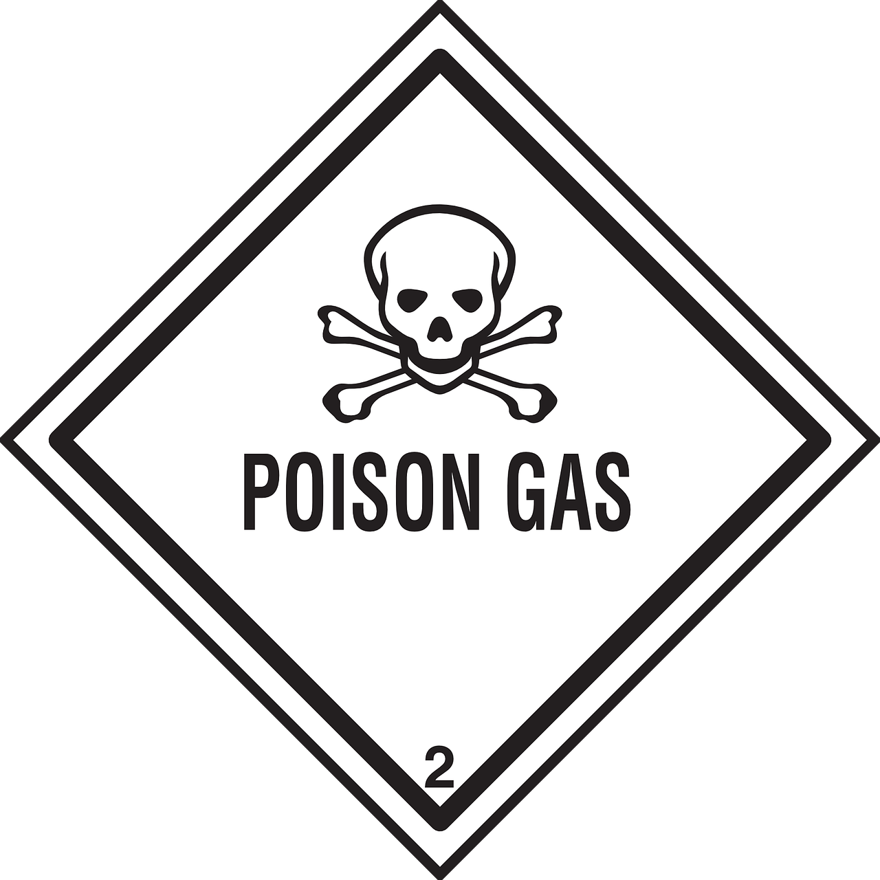 Poison Gas Label by Clker-Free-Vector-Images from Pixaby